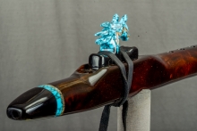 Brazilian Rosewood Native American Flute, Minor, Mid G-4, #M32K